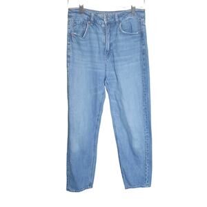 American Eagle Womens Comfort Stretch Waistband Moms Straight Jeans Size 6R